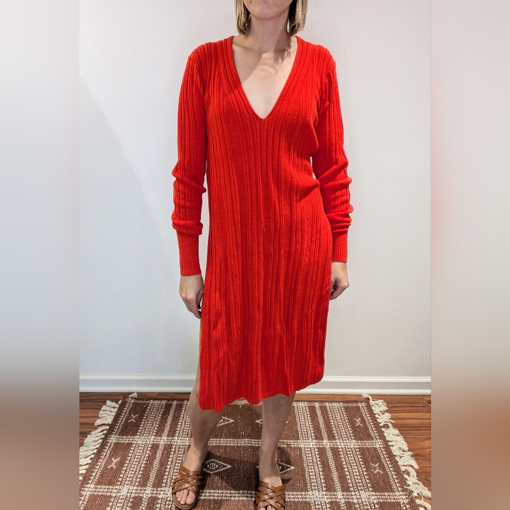 Free People long red tunic 🍒